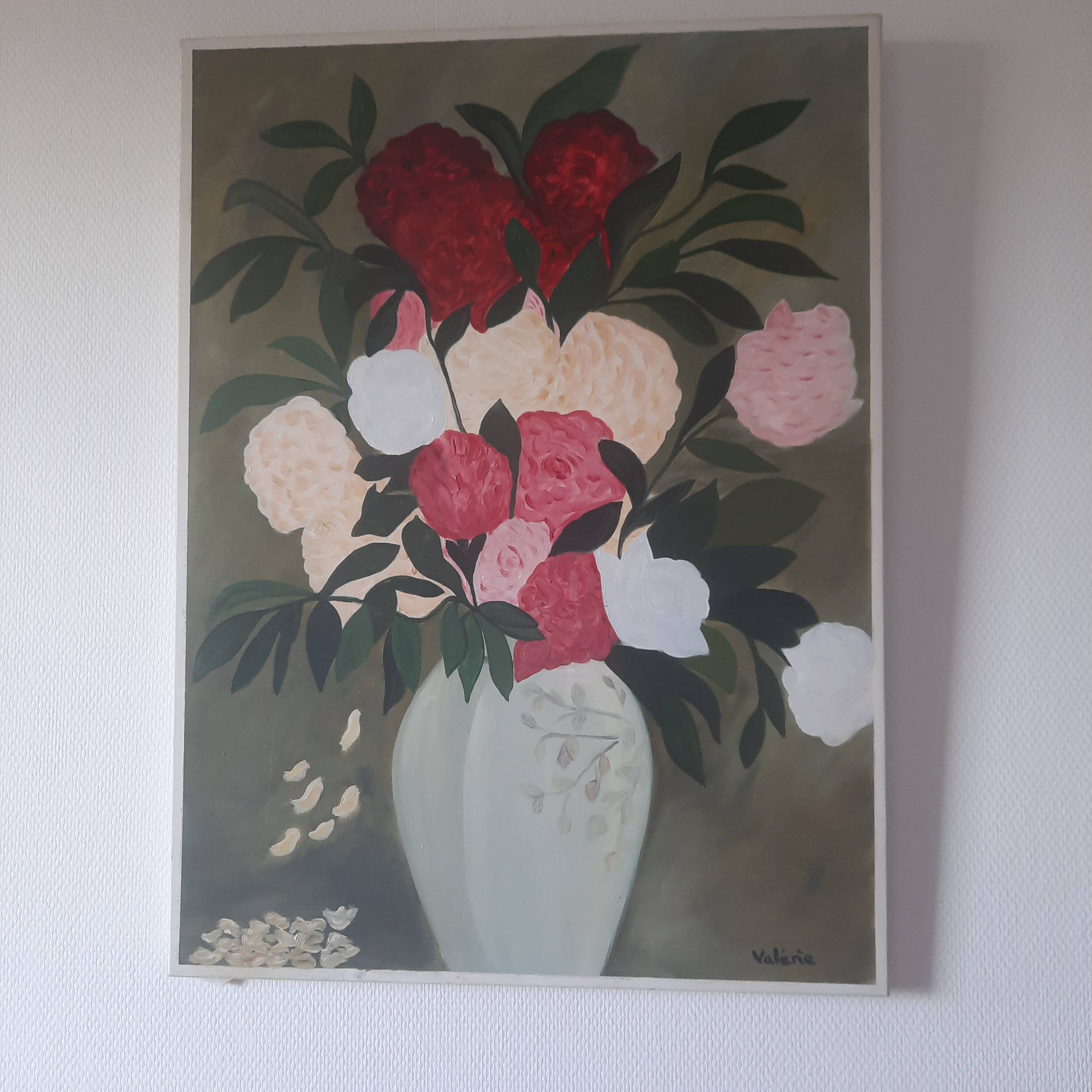 Flower painting, 1970-1980