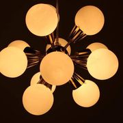 Midcentury Space Age Sputnik Chandelier Kamenický Šenov, 1970s