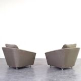 Space-Age German Lounge Chairs, 1960s, Set of 2