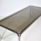 Mid-Century Design Chrome and Smoked Glass Coffee Table, 1970s