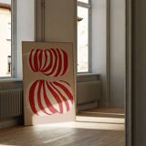 Abstract stripes giclee print, 50x70cm