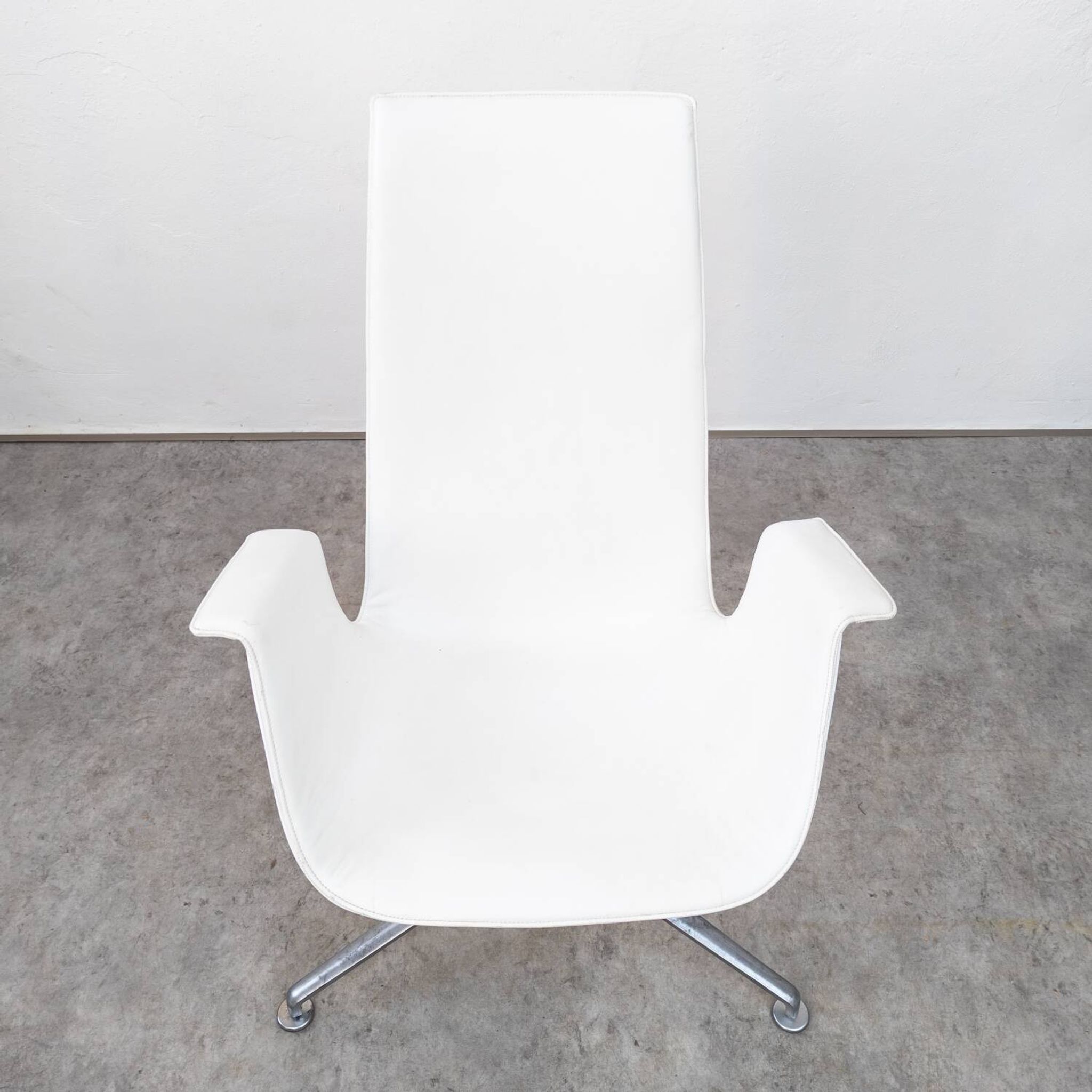 Chaise Tulipe vintage par Preben Fabricius & Jørgen Kastholm