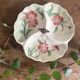 Art Nouveau slip dish with poppy decoration