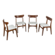 Chaises de salle à manger en teck danois par Schionning & Elgaard, années 1960, ensemble de 4