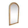 Bamboo rounded mirror - 35 x 65