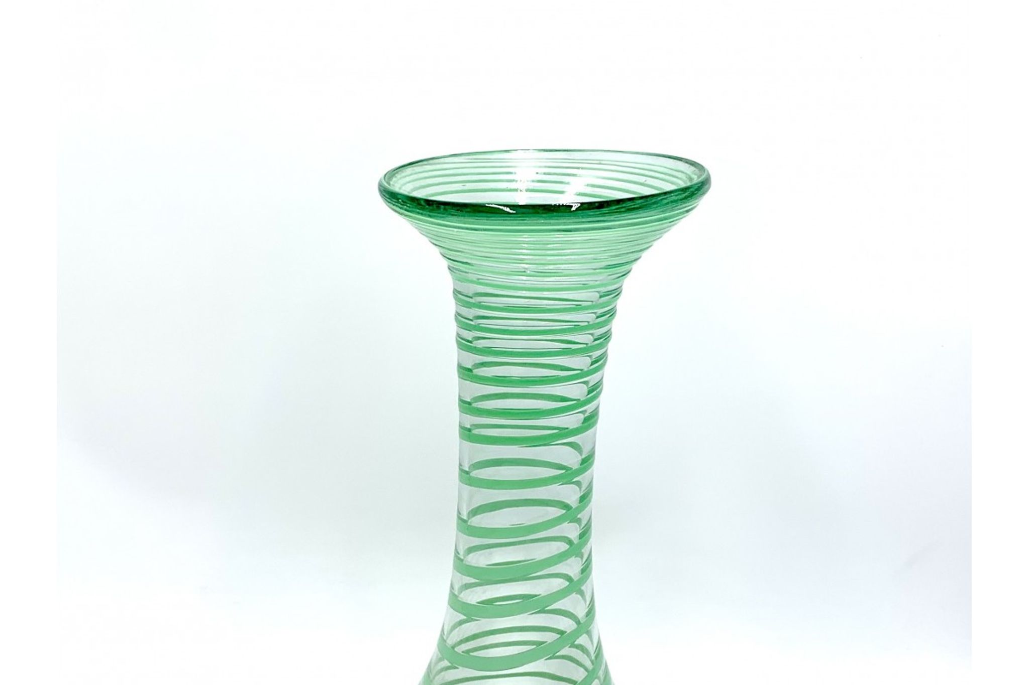 Vintage glass vase, Poland, 1980s