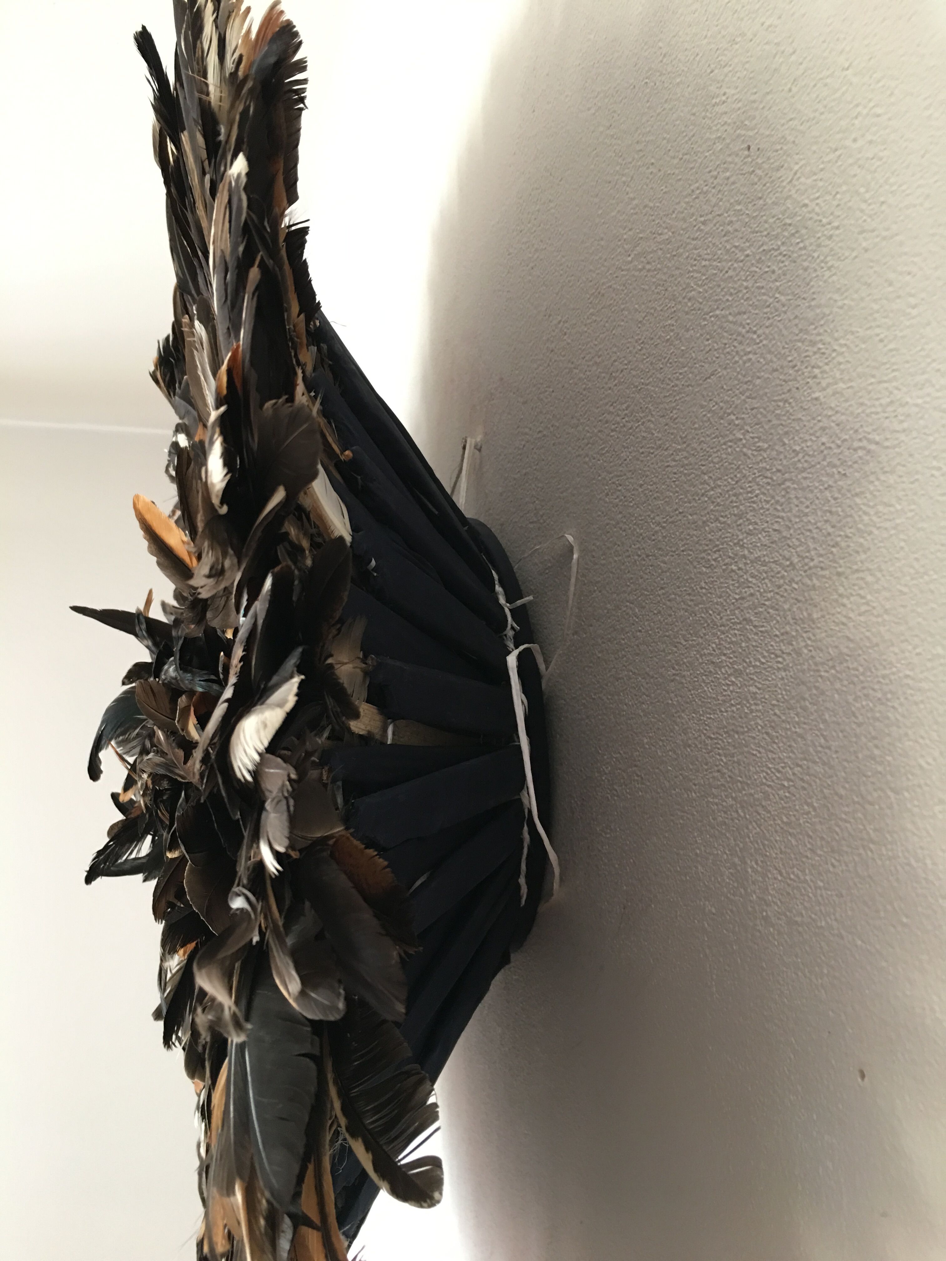 Juju hat black speckled 70 cm