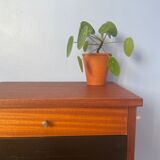 Wooden bedside table