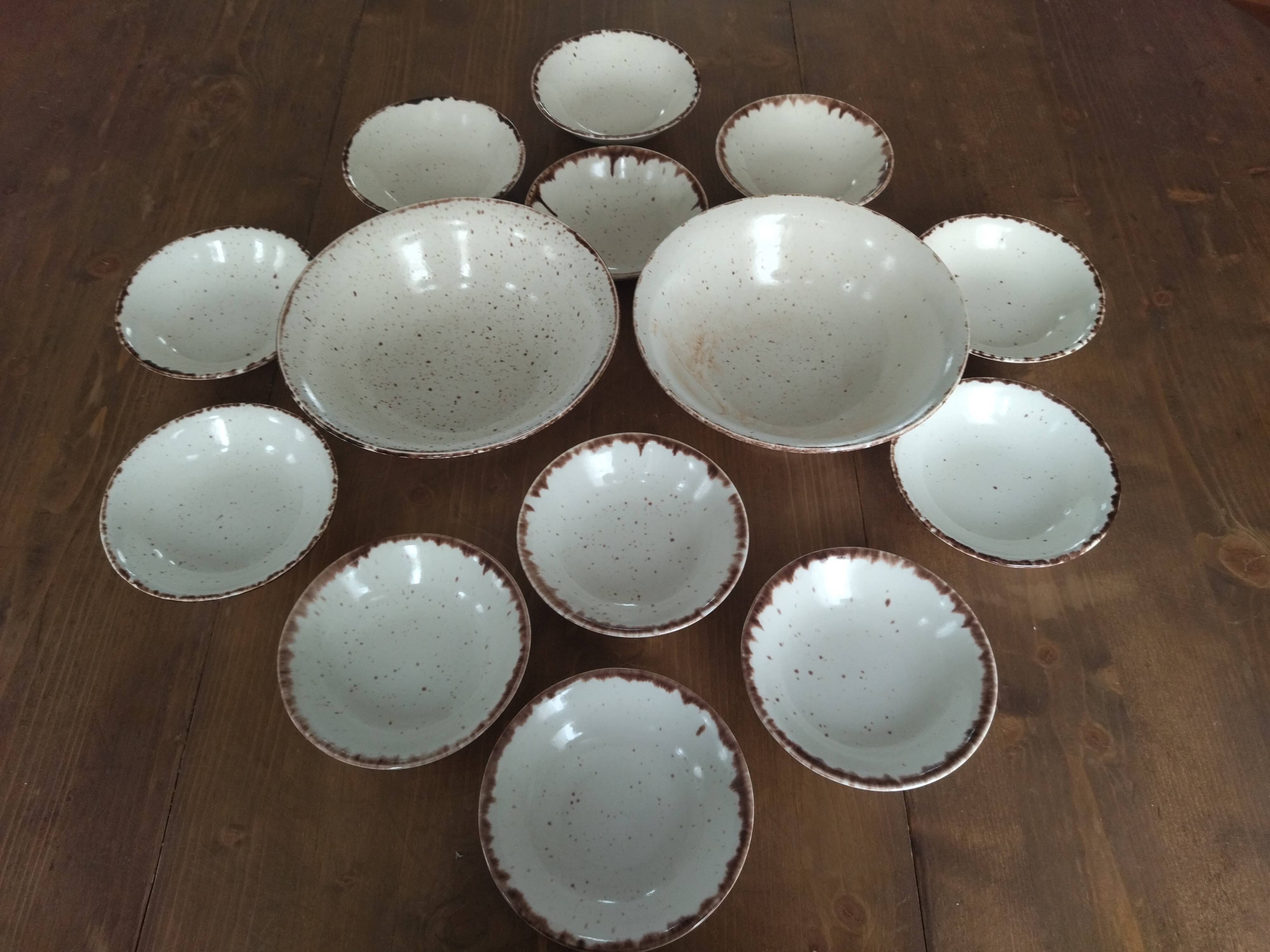 Fruit service Gien Lanzarote in vintage sandstone