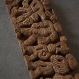 Hand-carved wooden decorative sculpture, mid-century, Danish cabinetmaker, 1970s.