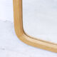 Solid oak mirror, Fröseke, Sweden, 1960 - 98x46cm