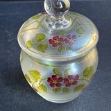 Non-selfish night service - art nouveau - hand-decorated satin blown crystal