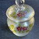 Non-selfish night service - art nouveau - hand-decorated satin blown crystal