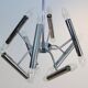 Geometrical chrome chandelier by Boulanger