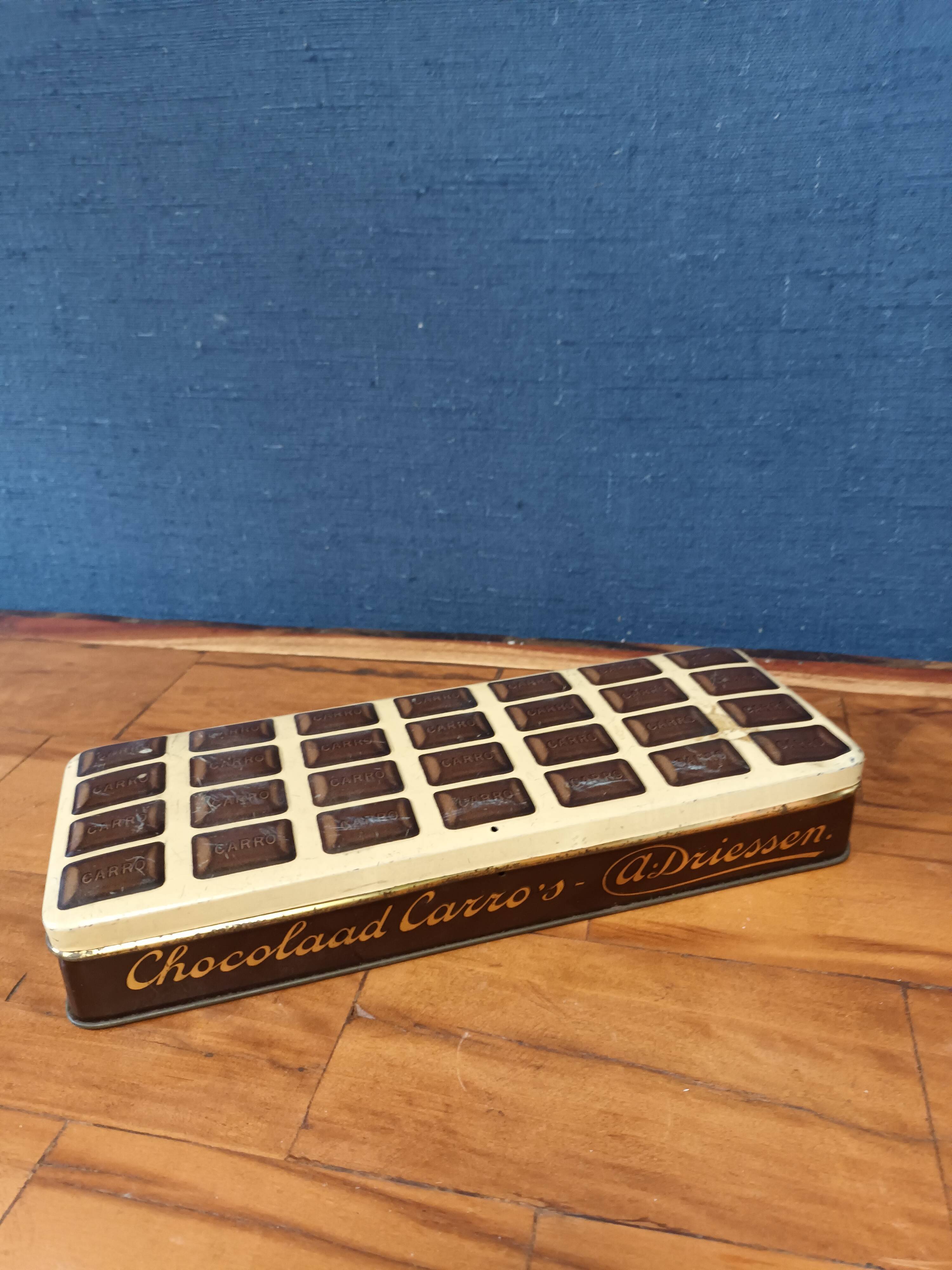 Boîte en métal chocolat