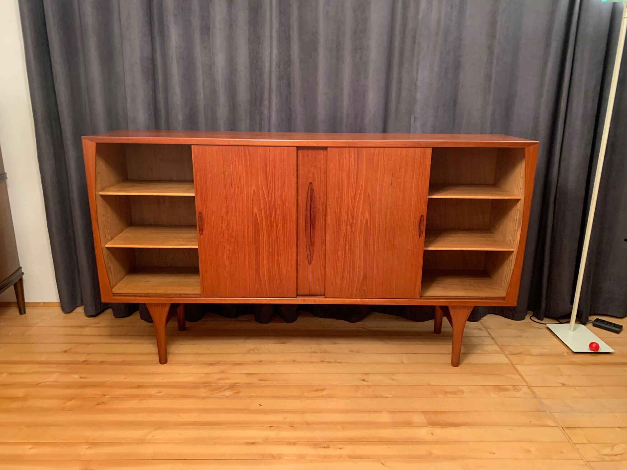 Sideboard by Henning Kjaernulf for Bruno Hansen Denmark 1960s