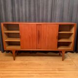 Enfilade par Henning Kjaernulf pour Bruno Hansen Danemark années 1960