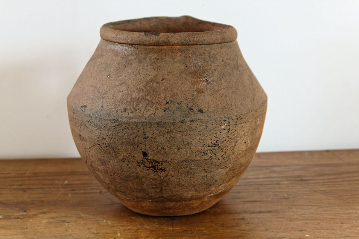 Ancient terracotta jar