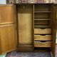 1930s English oak cabinet