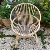Rattan armchair for vintage children