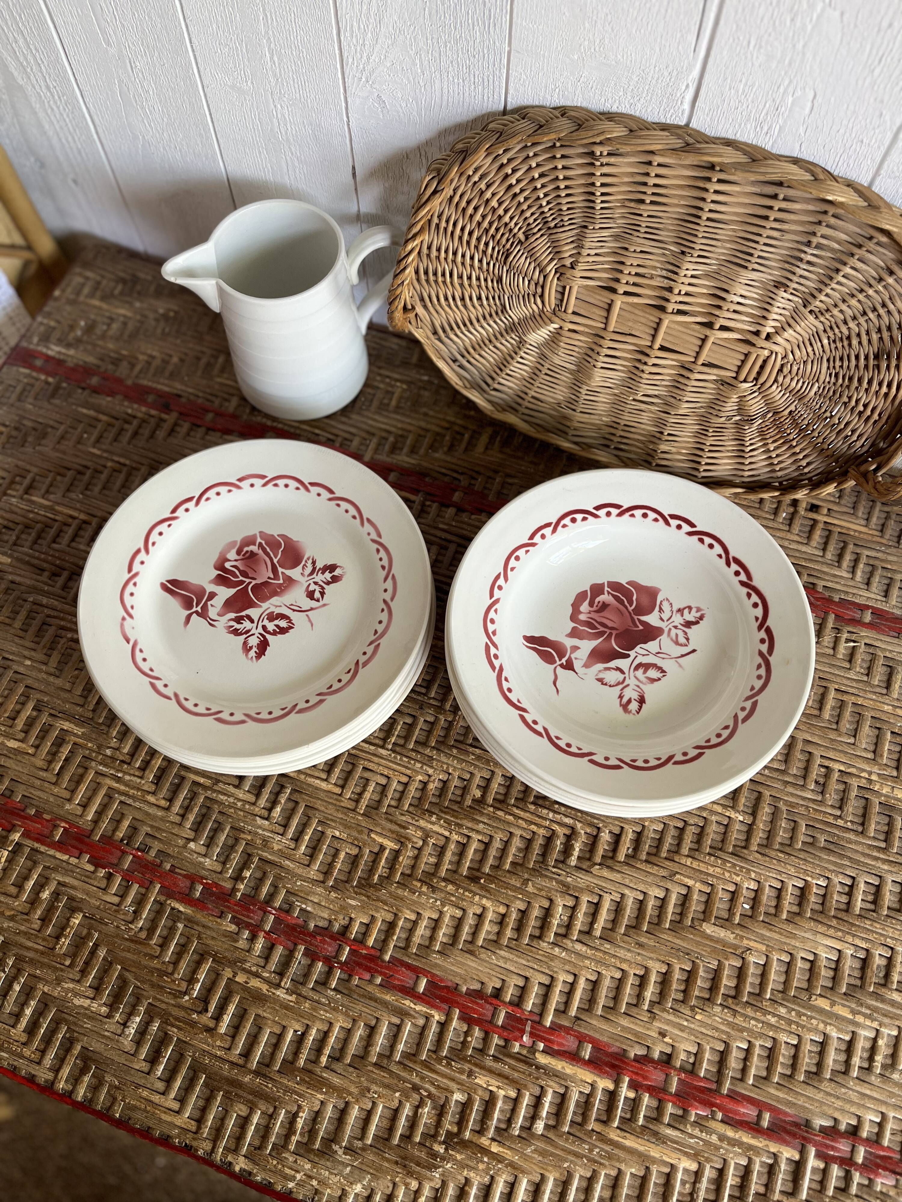 Digoin plates series Michel x12
