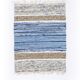 Tapis scandinave en chiffon tissé à la main. 96/103 x 72 cm (38/41 x 28 po).