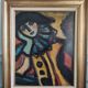 Oil on panel by Demianoff, the harlequin