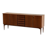 Italian Modernist Teak Sideboard, 1960's