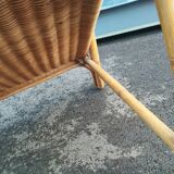 Vintage rattan coffee table