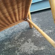 Vintage rattan coffee table