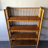 Bamboo folding shelf