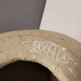 Ceramic table lamp designed by Axel Larsen Denmark for his own company Axella 1970s