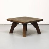 Brutalist Oak Coffee Table