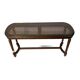Louis XVI style 2-seater caned piano bench
