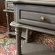 Pair of vintage bedside tables in fir, reimagined – waxed finish – both elegant.