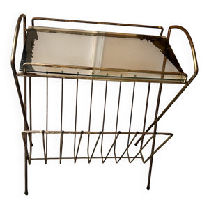 Table d’appoint vintage - verre