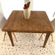 Table vintage en bois brut