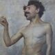 Edmond Suau (1871-1929) An Academy, Oil on Canvas Signed