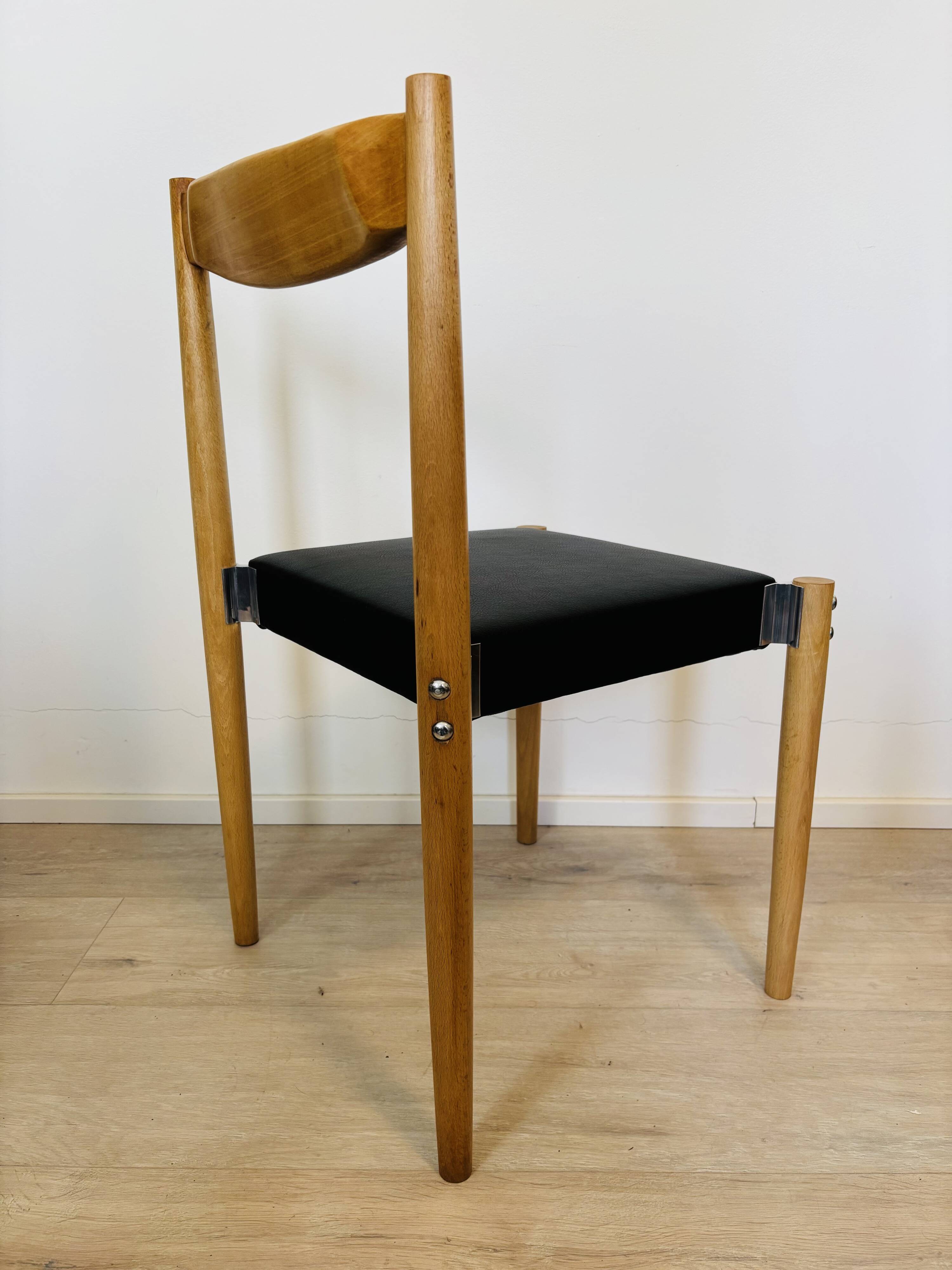 Dining Light Chair by Miroslav Navrátil, Czechoslovakia 1970’s