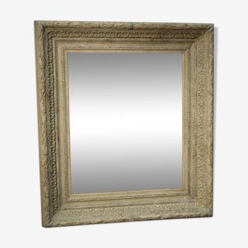 French patinated wooden frame