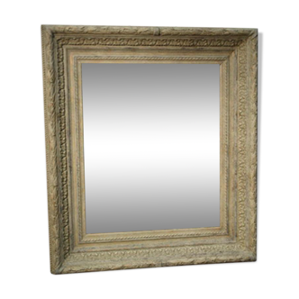 French patinated wooden frame