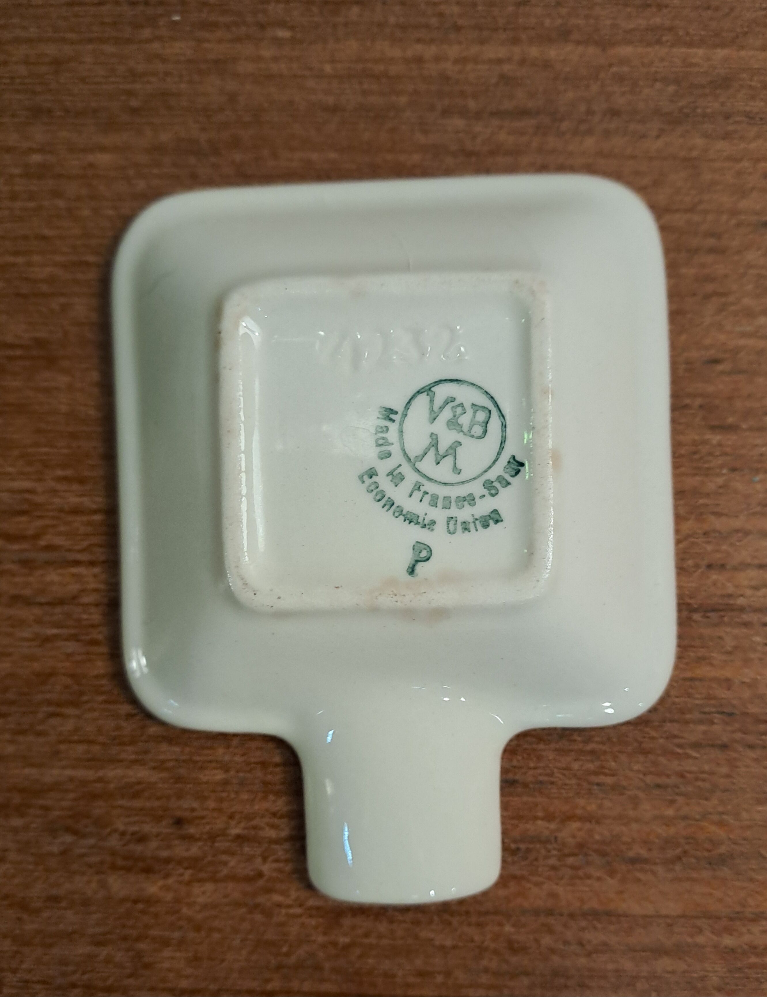 Villeroy and Boch butter dish, Art Deco style 1940s