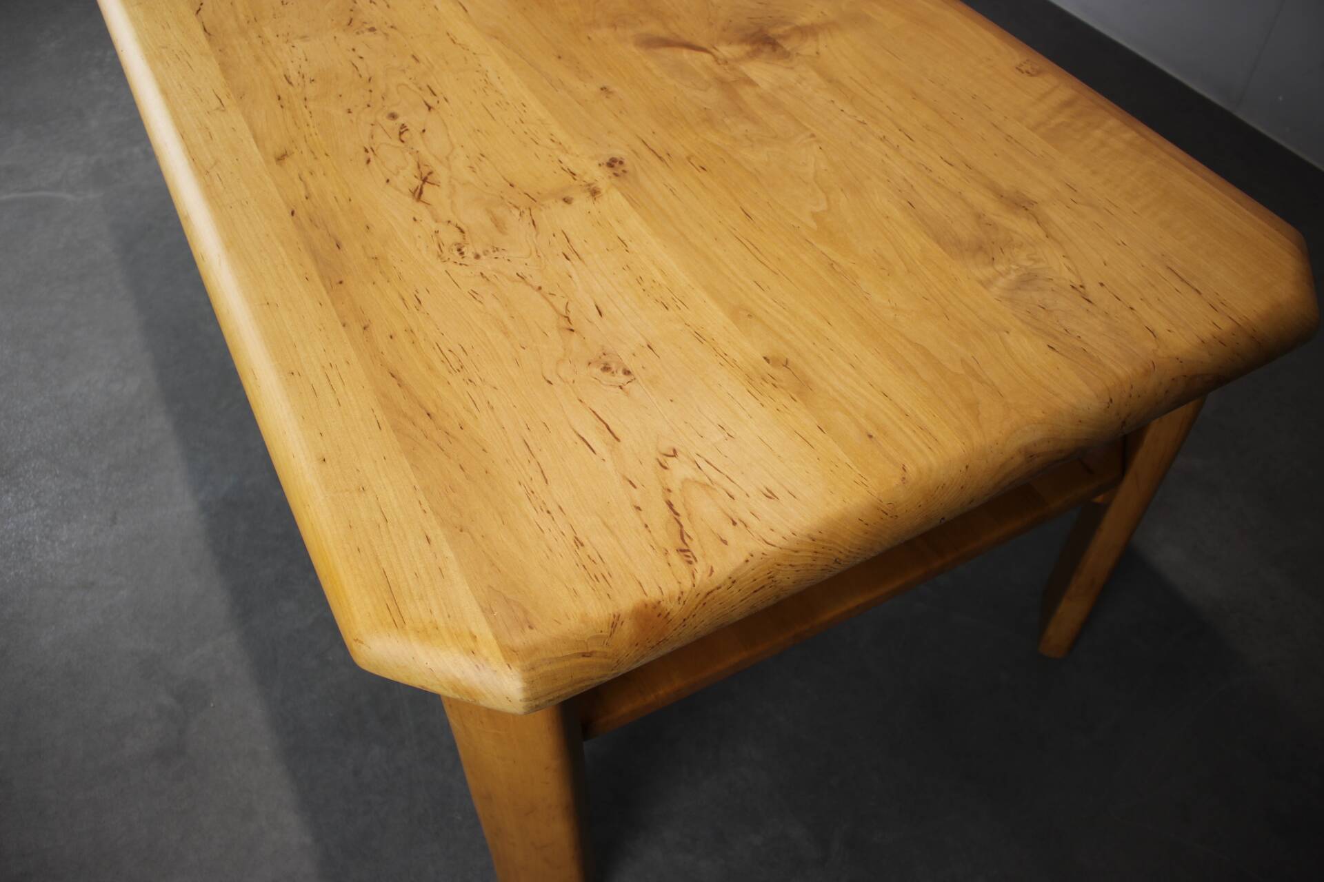 Mid-century Scandinavian conference table in solid birch, 1980s