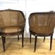 Pair of mahogany chairs