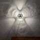 1 of 2 XL Wave Wall Lamps or Flush Lights by Koch and Lowy for Peill and Pu