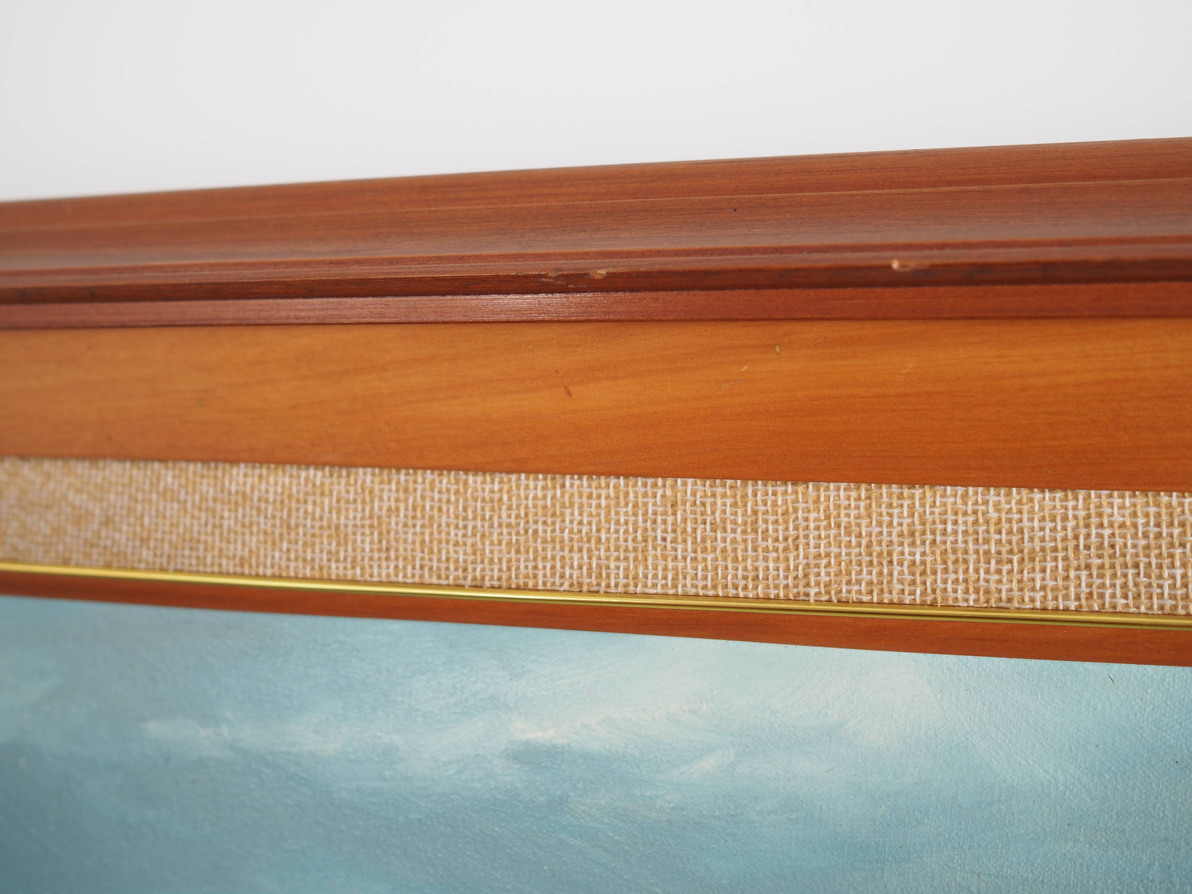 Painting „The Night Fishing”, Scandinavian design, 1970s