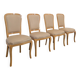Set of 4 beech chairs