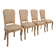 Set of 4 beech chairs