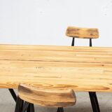 Pirrka table and chairs by Imari Tapiovaara for Laakan Puu