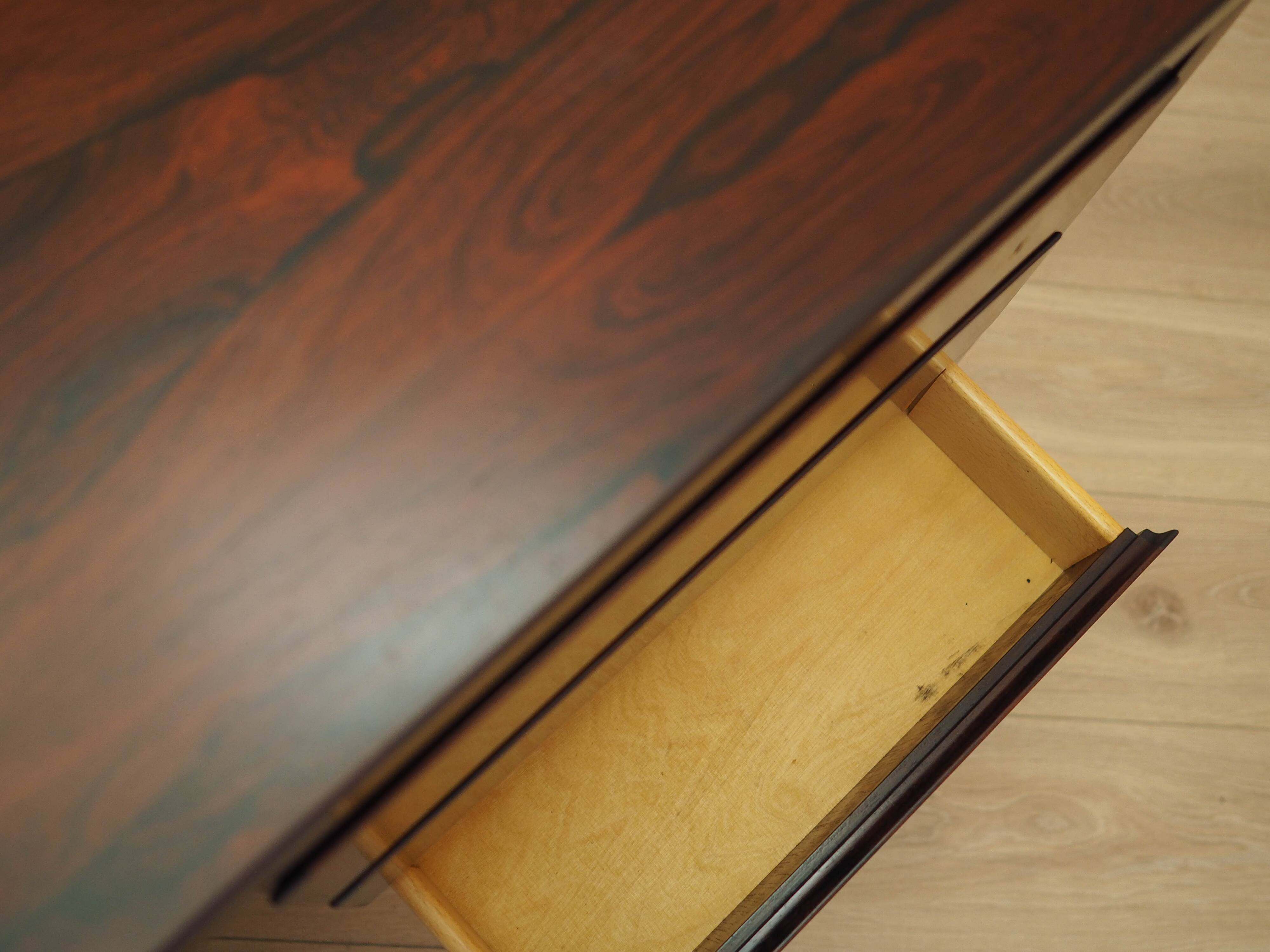 Rosewood desk, Danish design, 1970s, manufactured by Omann Jun